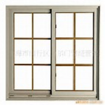 Ventana corrediza de aluminio con doble acristalamiento / Ventanas de aluminio con Grils